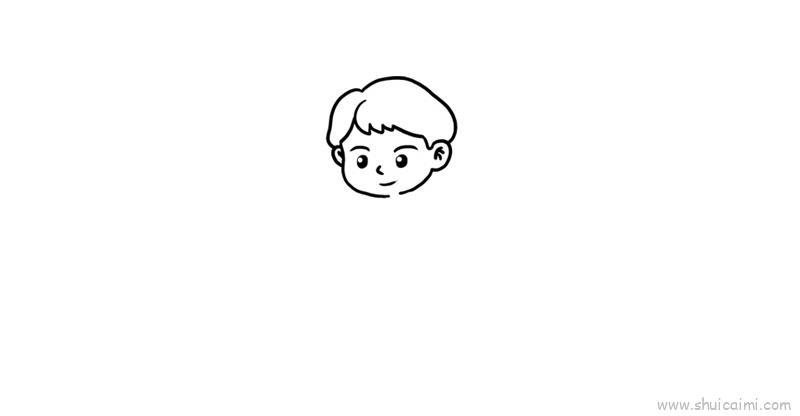 国家安全教育儿童画怎么画 国家安全教育简笔画步骤