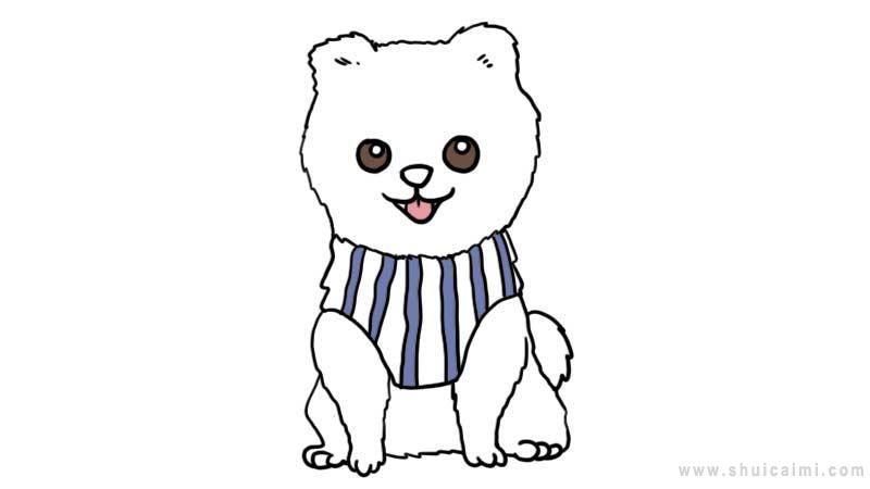 博美简笔画怎么画 博美简笔画图片