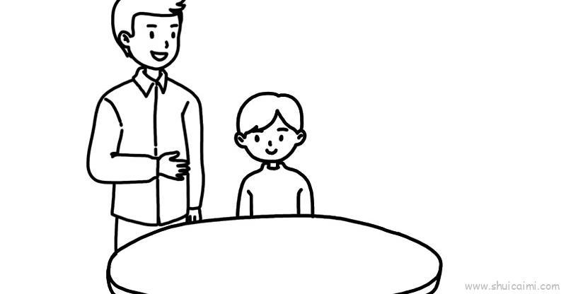 家庭日儿童画怎么画 家庭日简笔画简单又好看