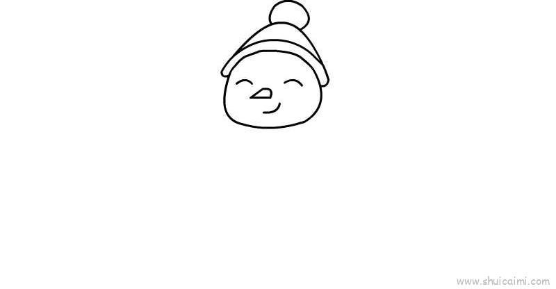 雪人宝宝儿童画怎么画 雪人宝宝简笔画图片大全