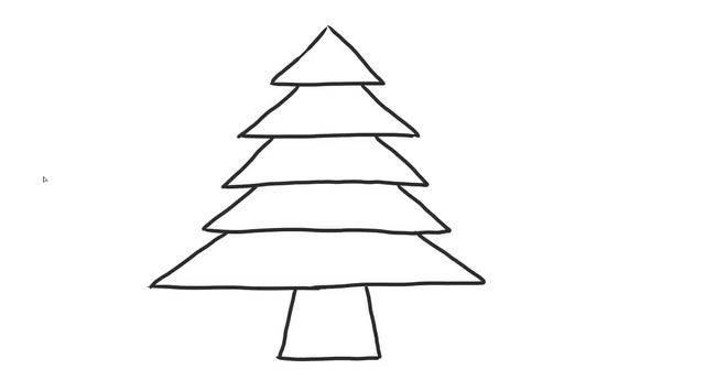 松树的简笔画图片大全 松树的简笔画图片大全大图