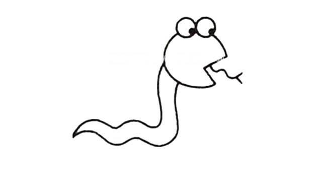 蛇简笔画 蛇简笔画儿童画