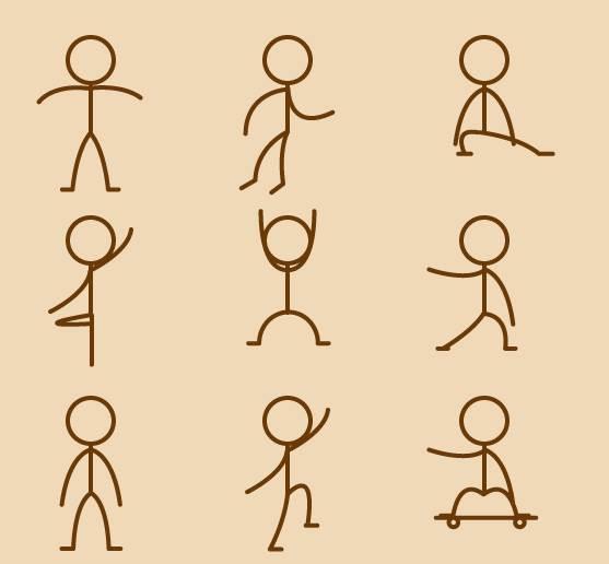 火柴人简笔画 火柴人简笔画机甲
