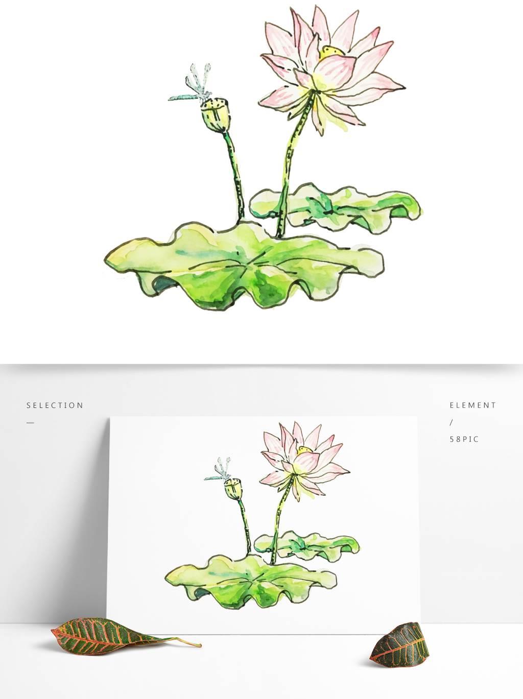 处暑的花简笔画 节气的简笔画怎么画