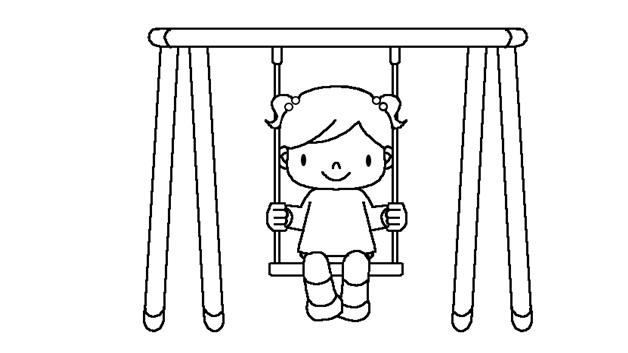 荡秋千简笔画怎么画 荡秋千简笔画简单又好看