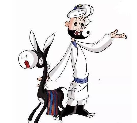 阿凡提简笔画简单绘画 阿凡提的简笔画涂色