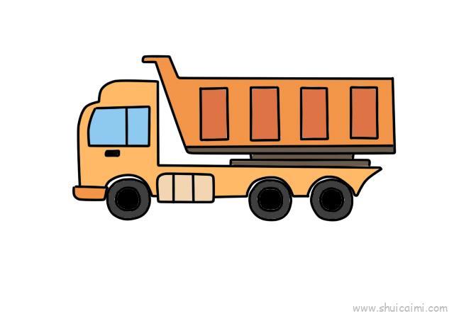 垃圾车儿童画怎么画 垃圾车简笔画步骤