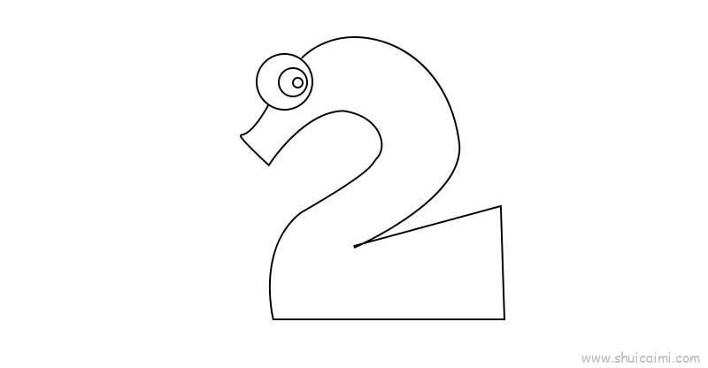 数字组成儿童画怎么画 数字组成简笔画顺序