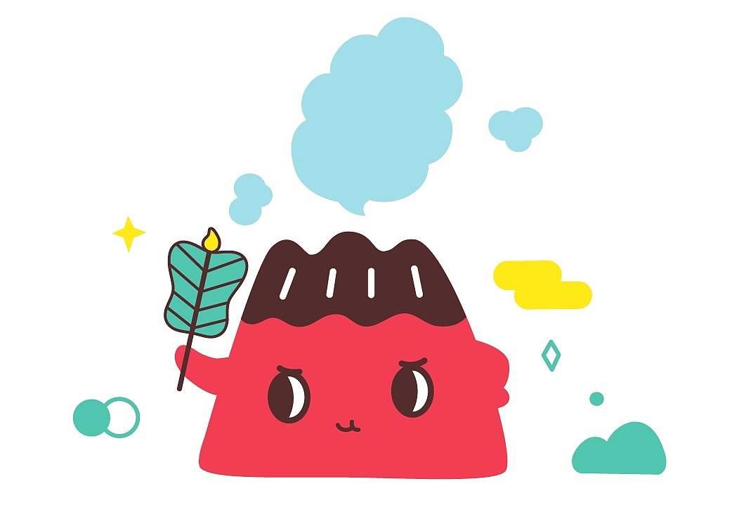 火山简笔画 火山简笔画图片大全