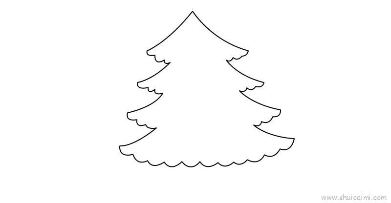 圣诞树儿童画怎么画 圣诞树简笔画好看