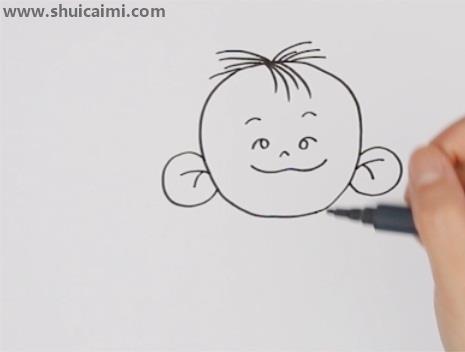大耳朵图图简笔画怎么画 大耳朵图图简笔画好看
