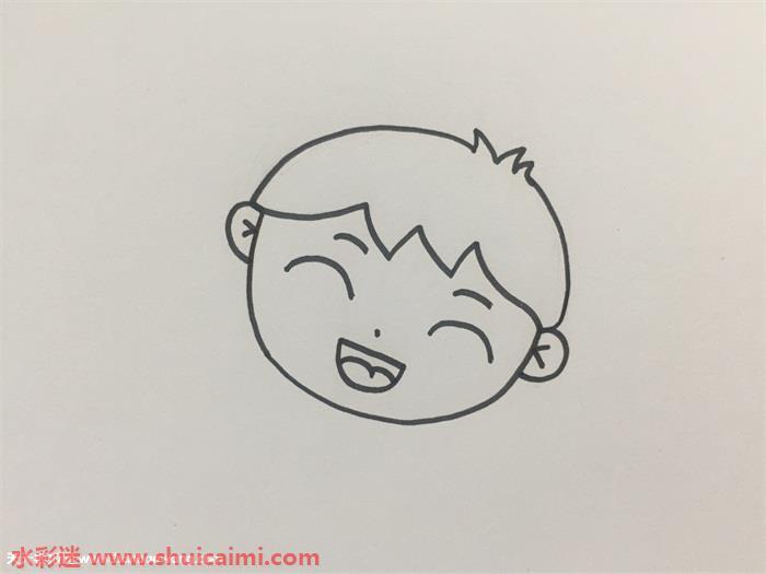 小孩怎么画 小孩简笔画简单彩色