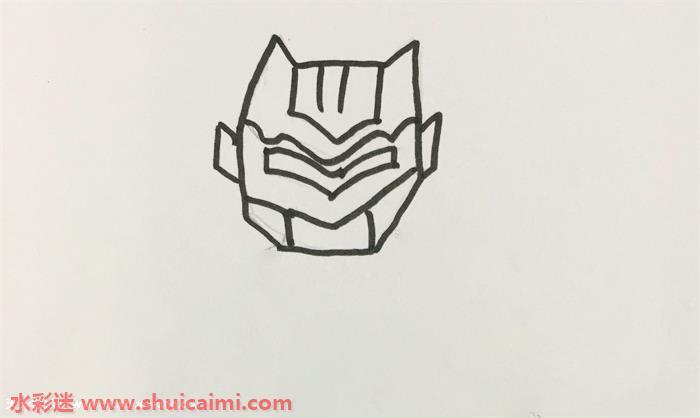 铠甲怎么画 铠甲简笔画图片带颜色