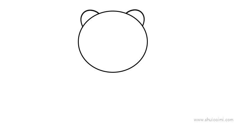 熊猫儿童画怎么画 熊猫简笔画图片