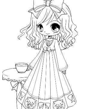 人物简笔画女孩 人物简笔画女孩全身学生