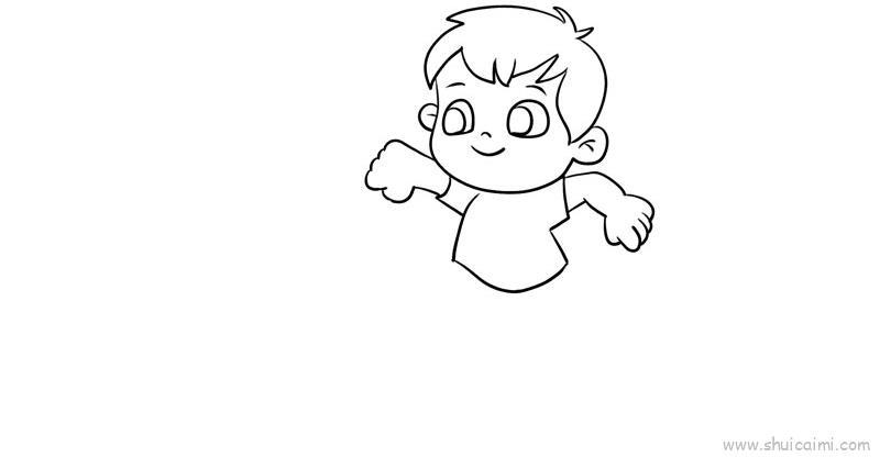 世界足球日小孩踢足球儿童画怎么画 世界足球日小孩踢足球简笔画画法