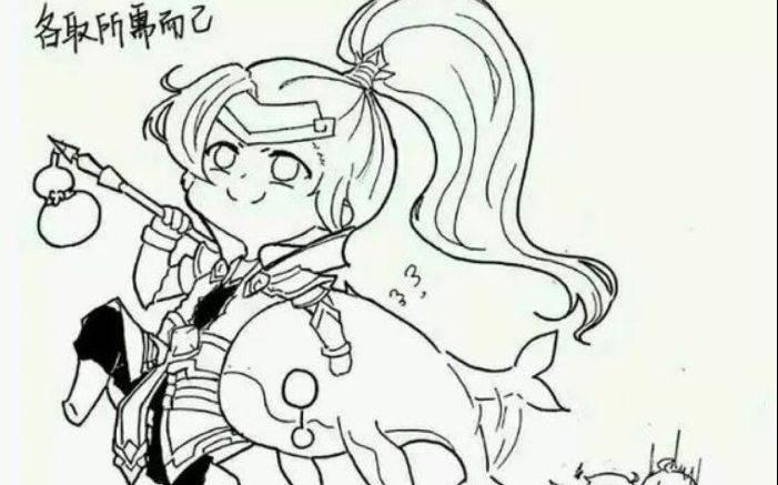 如何画伽罗简笔画 如何画伽罗简笔画图片