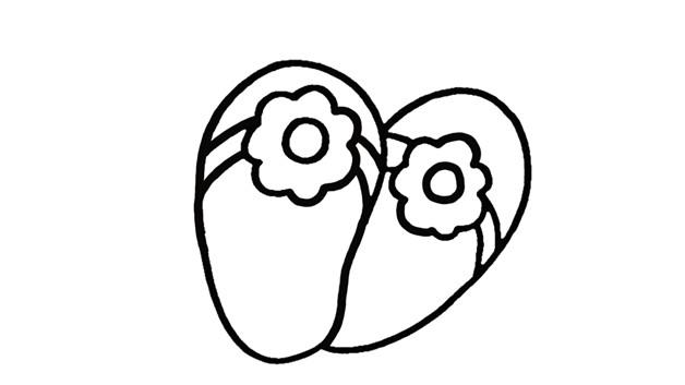 凉鞋简笔画怎么画 凉鞋简笔画步骤