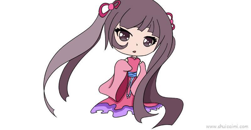 古装漫画人物儿童画怎么画 古装漫画人物简笔画简单又好看