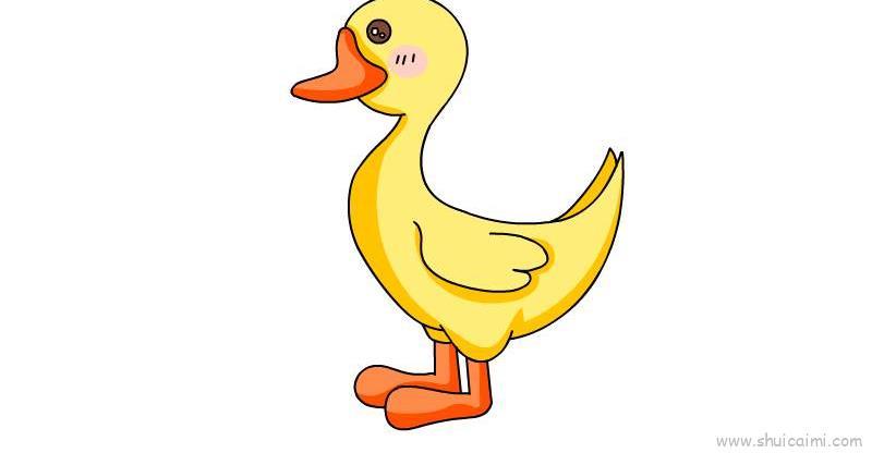 小鸭子儿童画怎么画 小鸭子简笔画画法