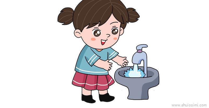 预防肺炎儿童画怎么画 预防肺炎简笔画图片