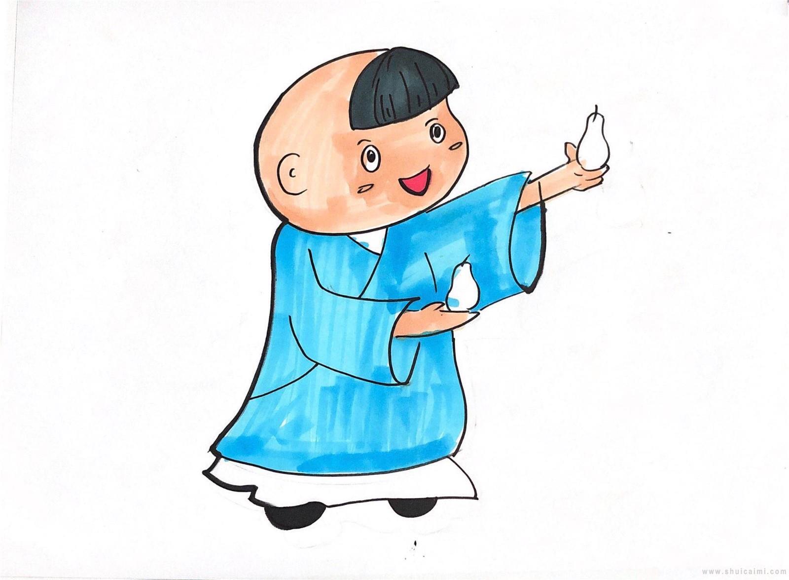 孔融让梨简笔画怎么画 孔融让梨简笔画好看