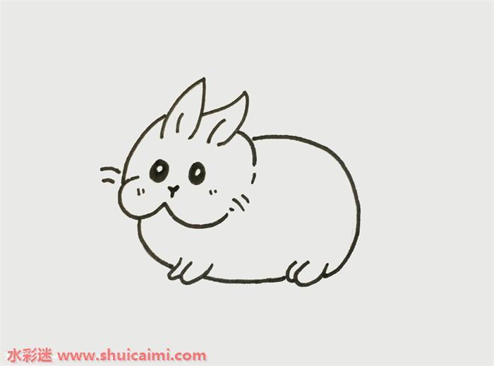 兔子怎么画 兔子简笔画漂亮彩色