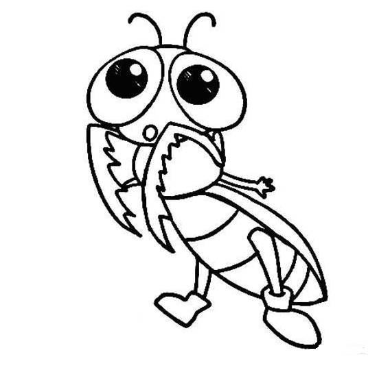 螳螂简笔画 螳螂简笔画简单