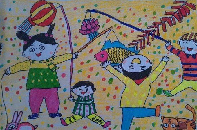 画一张过新年的绘画作品 画一张过新年的绘画作品怎么画