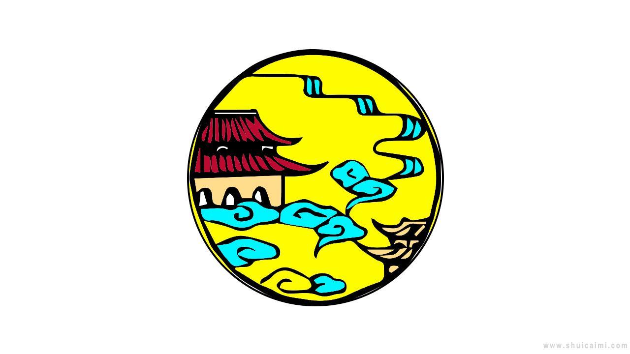 月宫简笔画怎么画 月宫简笔画图片大全