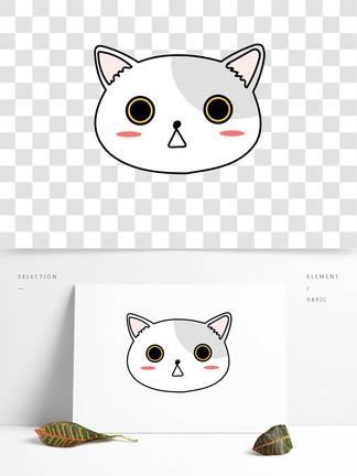 猫头的简笔画图片大全 猫头的简笔画图片大全可爱