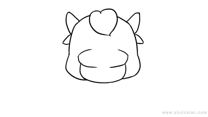 十二星座q版萌图金牛座简笔画怎么画 十二星座q版萌图金牛座简笔画简单