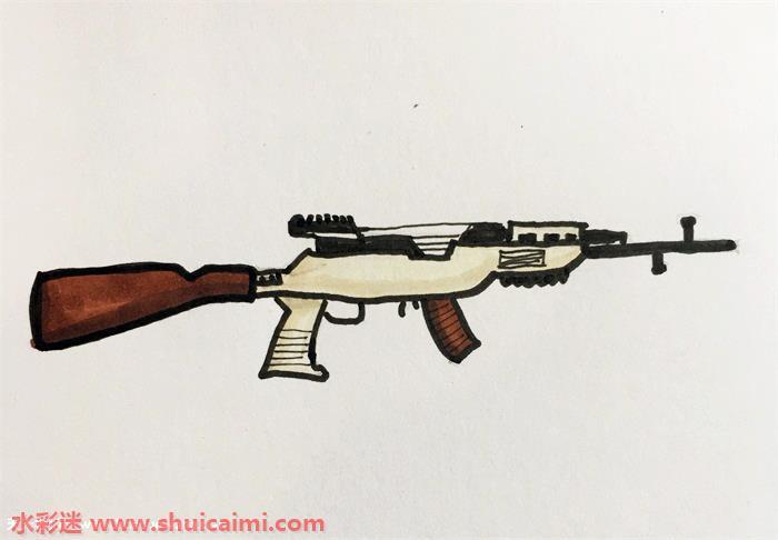 awm怎么画 awm简笔画简单彩色