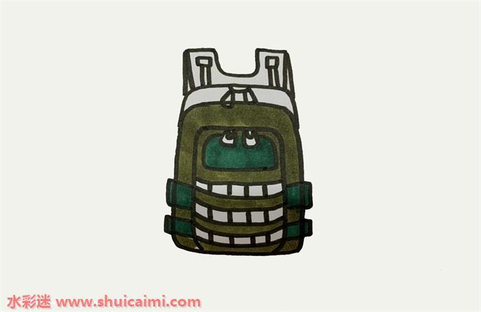 绝地求生三级包怎么画 绝地求生三级包简笔画漂亮卡通
