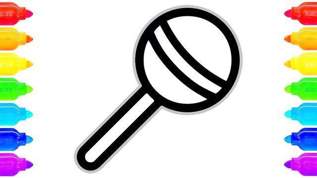 棒棒糖简笔画 棒棒糖简笔画图片