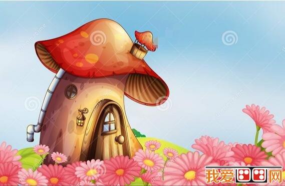 蘑菇房欣赏简笔画怎么画 蘑菇房欣赏简笔画步骤