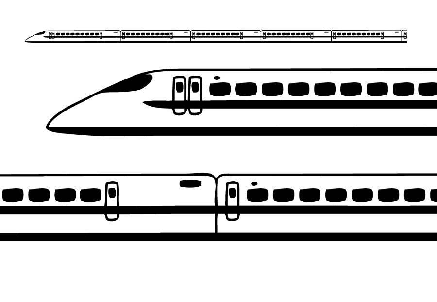 高铁简笔画 高铁简笔画怎么画