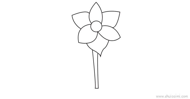 水仙花教程儿童画怎么画 水仙花教程简笔画顺序