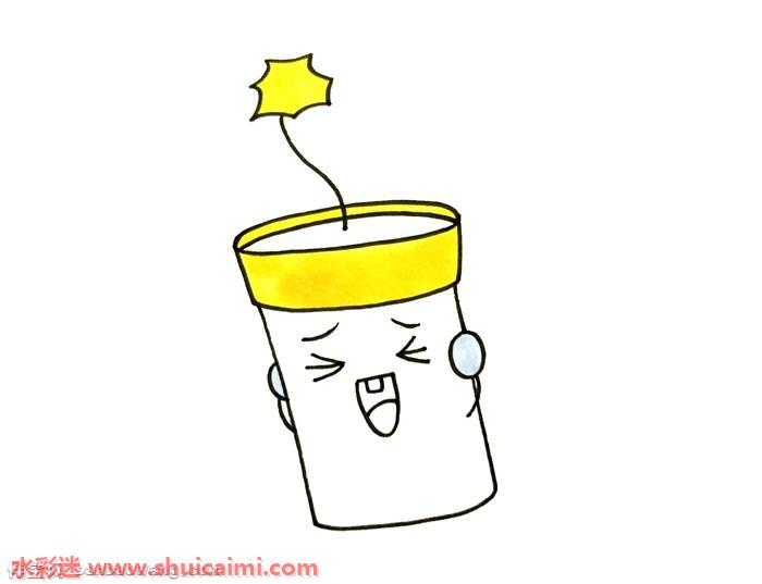 春节爆竹怎么画 春节爆竹简笔画彩色