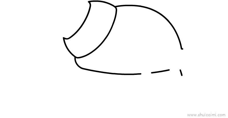 海蜗牛教程儿童画怎么画 海蜗牛教程简笔画顺序
