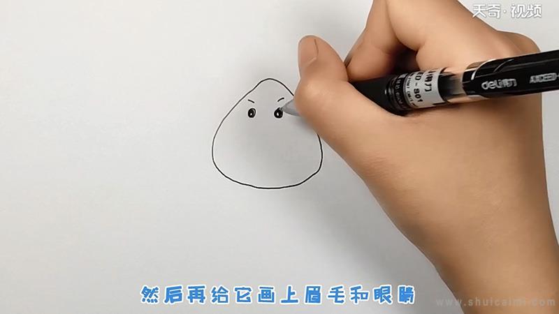 粽子简笔画怎么画 粽子简笔画图片