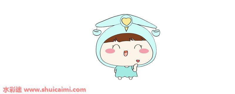 天秤座怎么画 天秤座简笔画简单