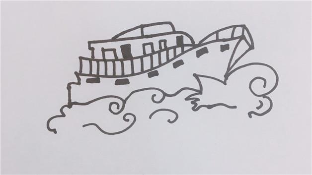 游艇的简笔画怎么画 游艇简笔画图片