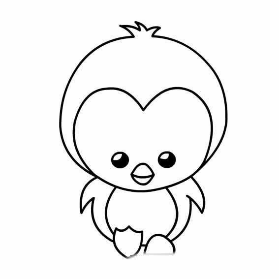 企鹅简笔画图片大全 企鹅简笔画图片大全儿童画