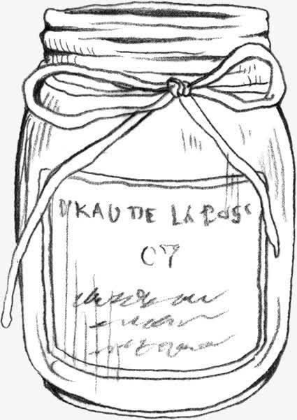 罐子简笔画 糖果罐子简笔画