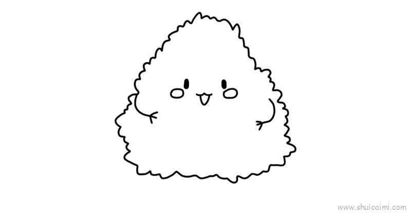 粽子儿童画怎么画 粽子简笔画顺序