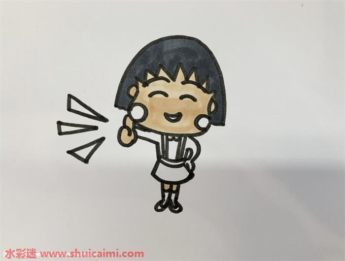 简单又漂亮的动漫女孩简笔画教程