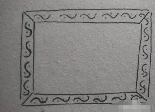 相框简笔画 相框简笔画边框