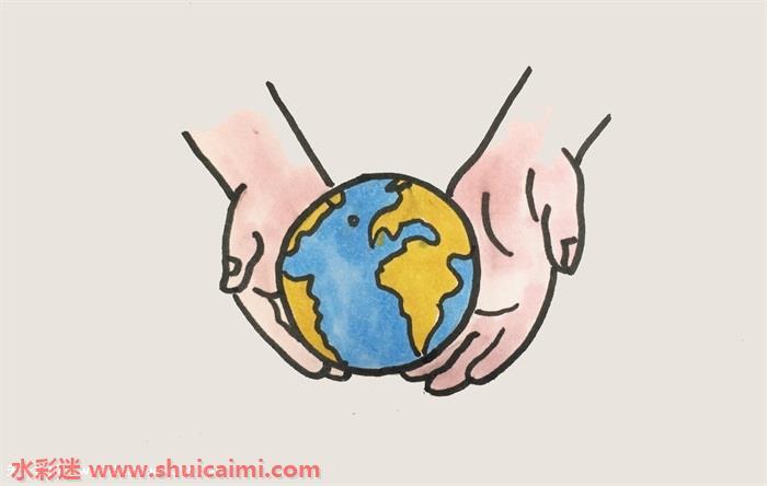 保护环境怎么画 保护环境简笔画简单彩色