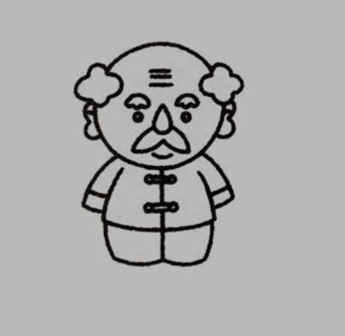 爷爷的简笔画 爷爷的简笔画简单又漂亮